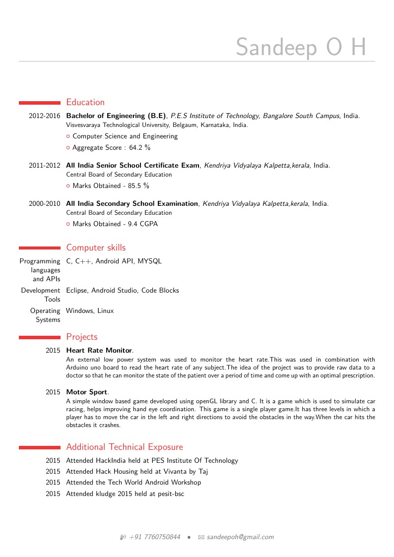 Sakshi's Resume