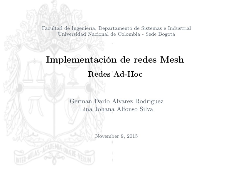 Universidad Nacional Presentation