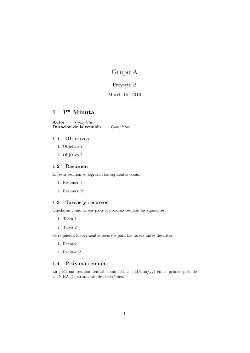 Minuta Proyecto Final