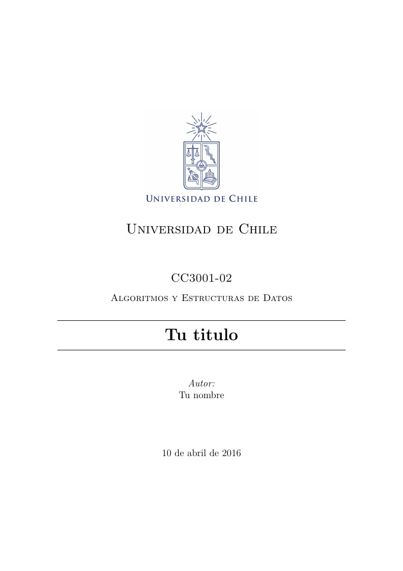 Informe Universidad de Chile