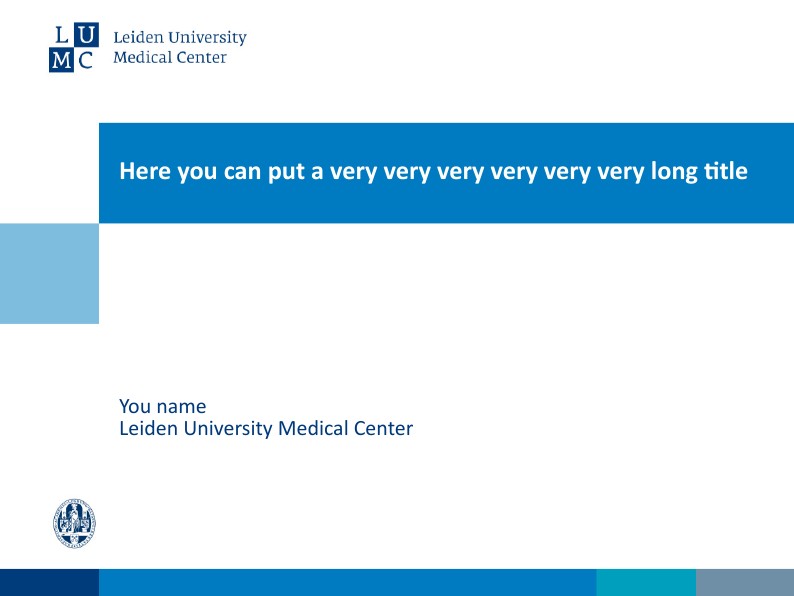2016 LUMC Beamer template 2.0