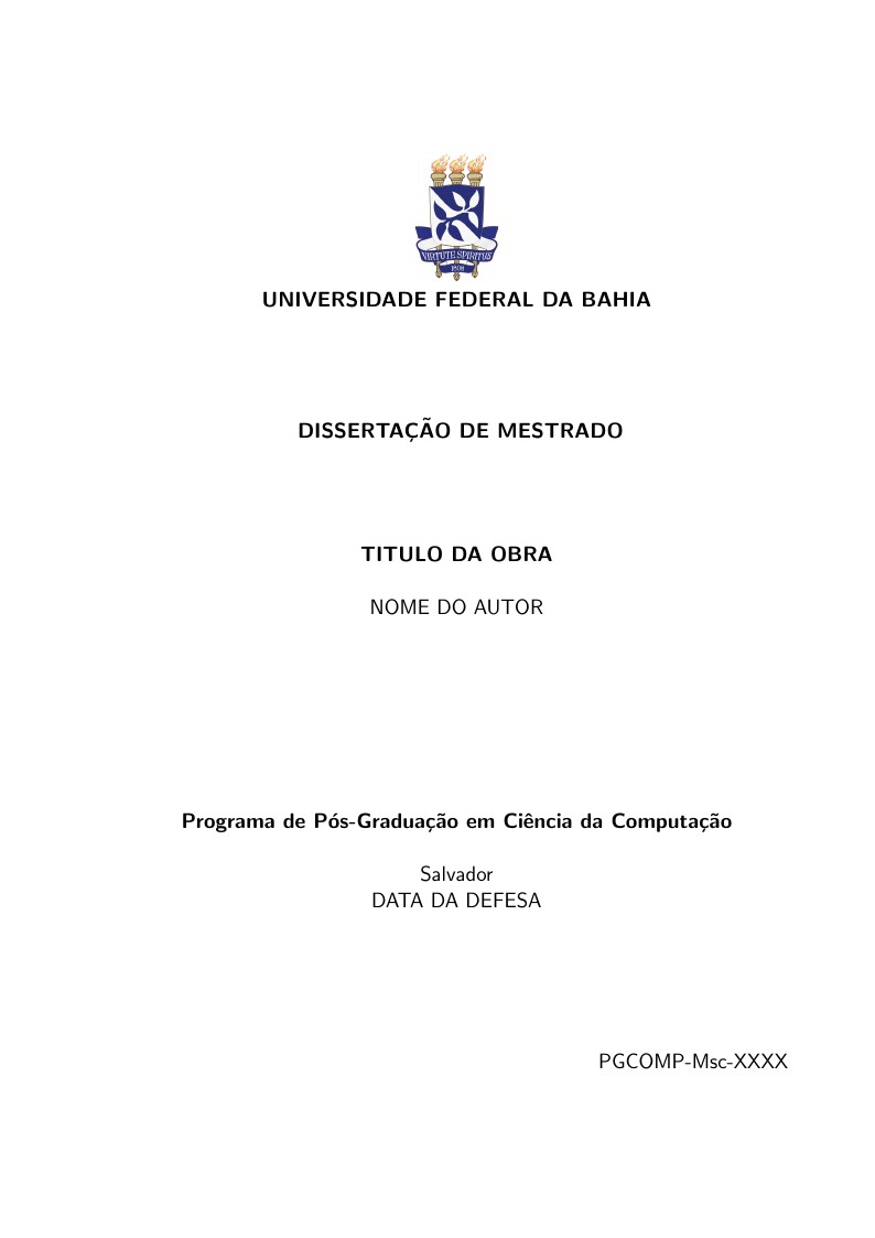 Dissertação Mestrado - UFBA