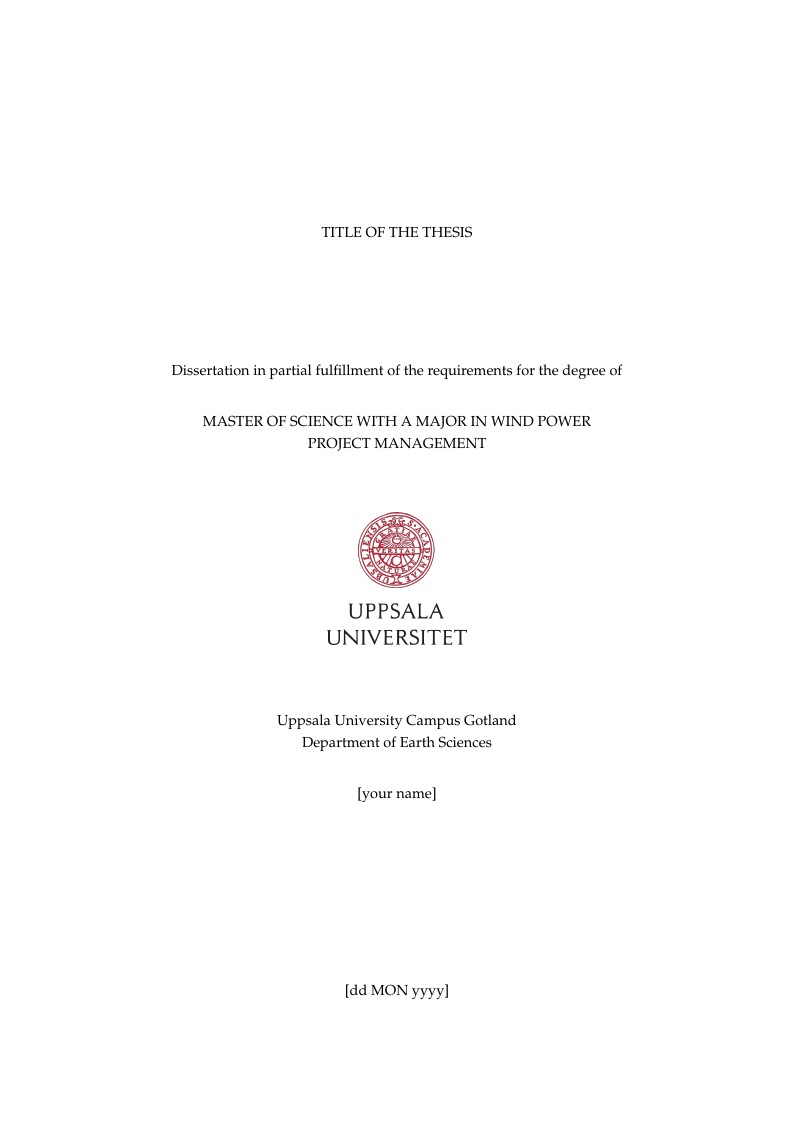 WPPM Thesis template