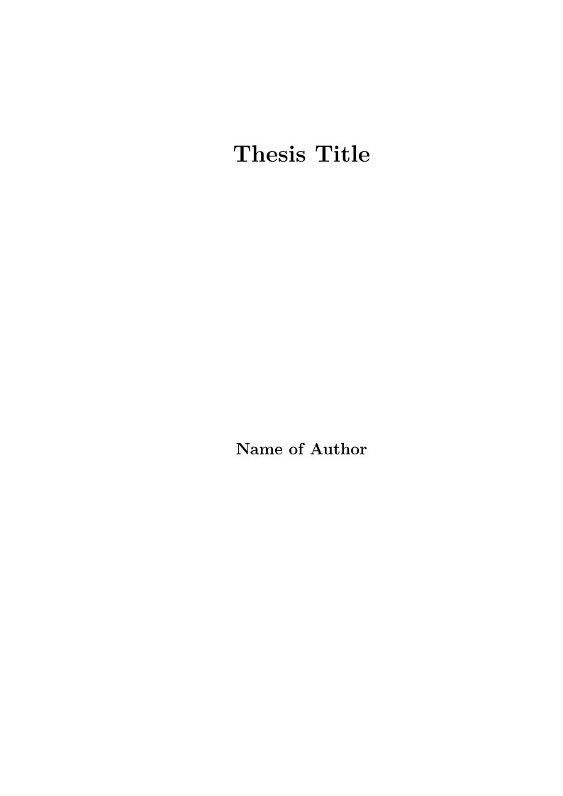 Technion IIT thesis template
