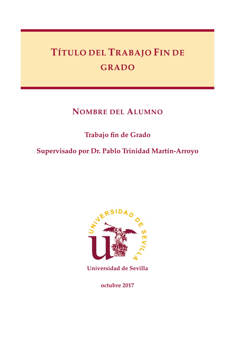 Plantilla LaTeX para TFG