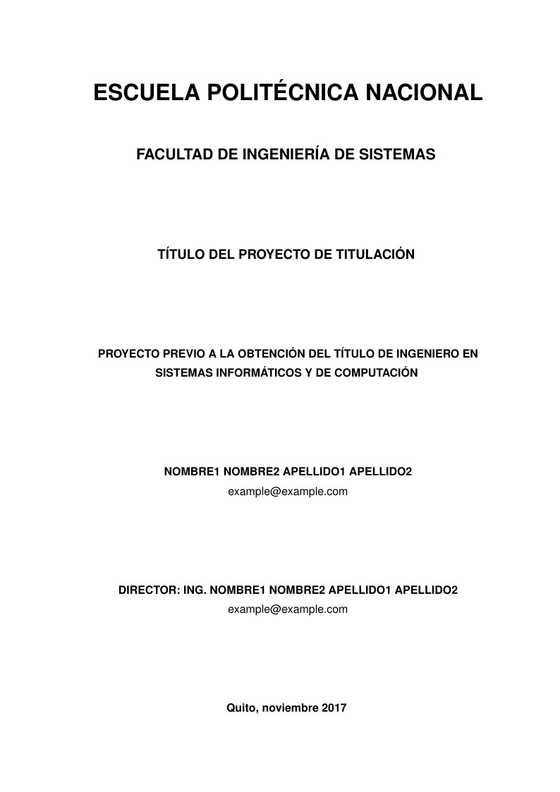 Plantilla Proyecto Integrador EPN 2016 (Thesis template for EPN)