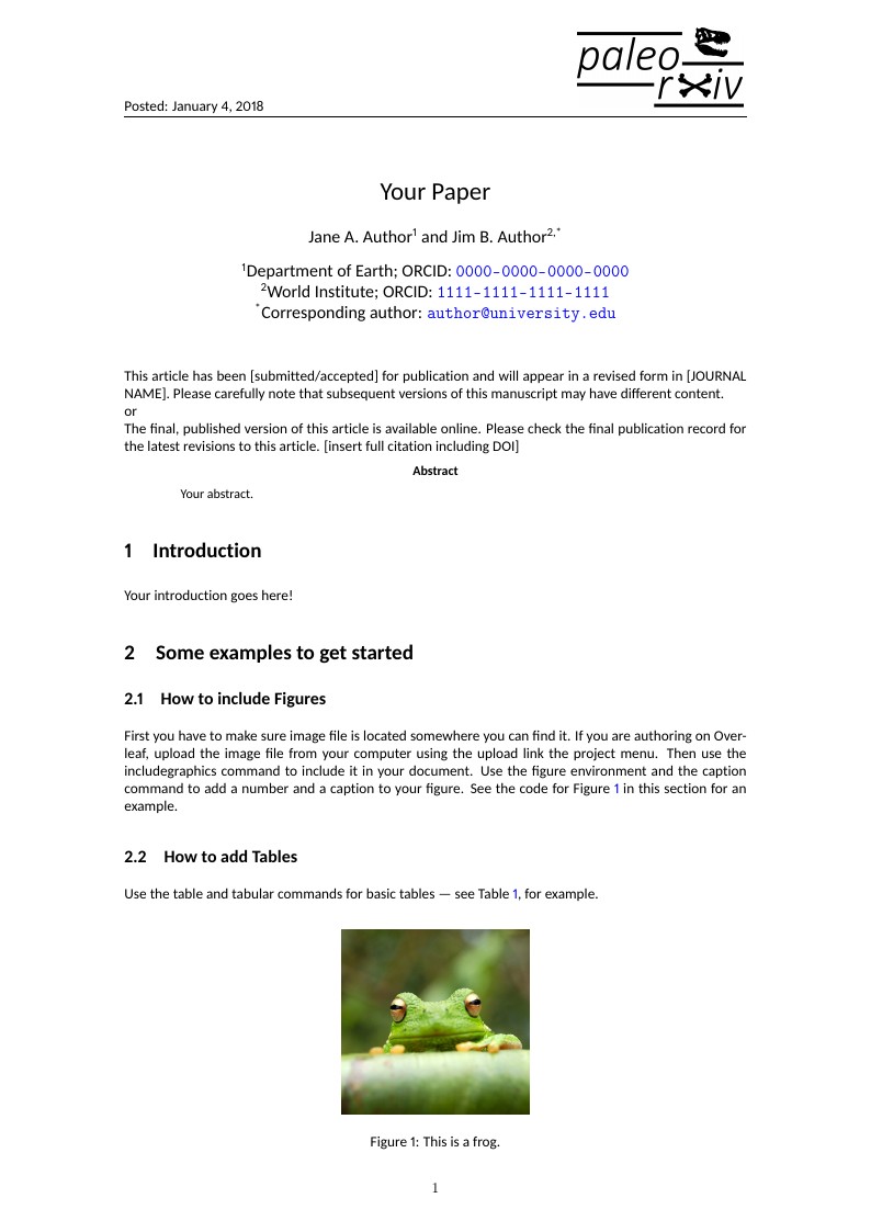 paleorXiv template
