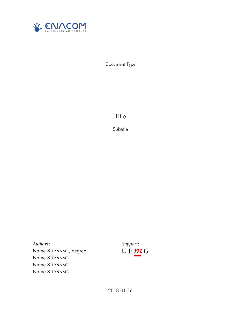 Template - Relatório Técnico Enacom