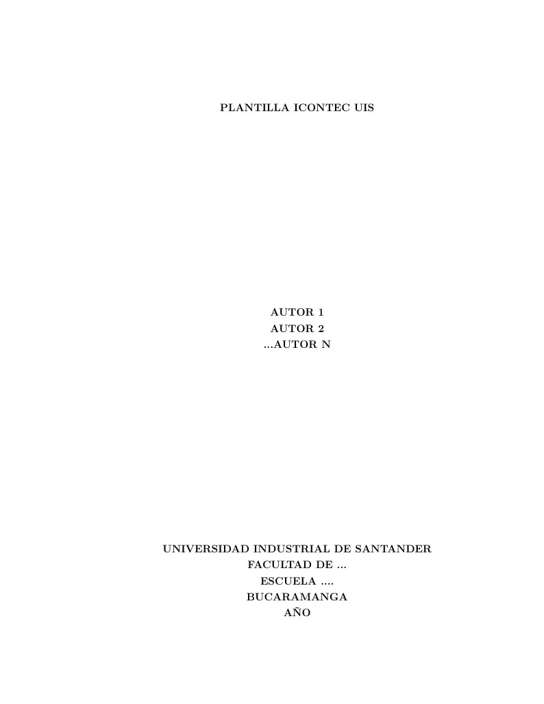 PLANTILLA ICONTEC UIS